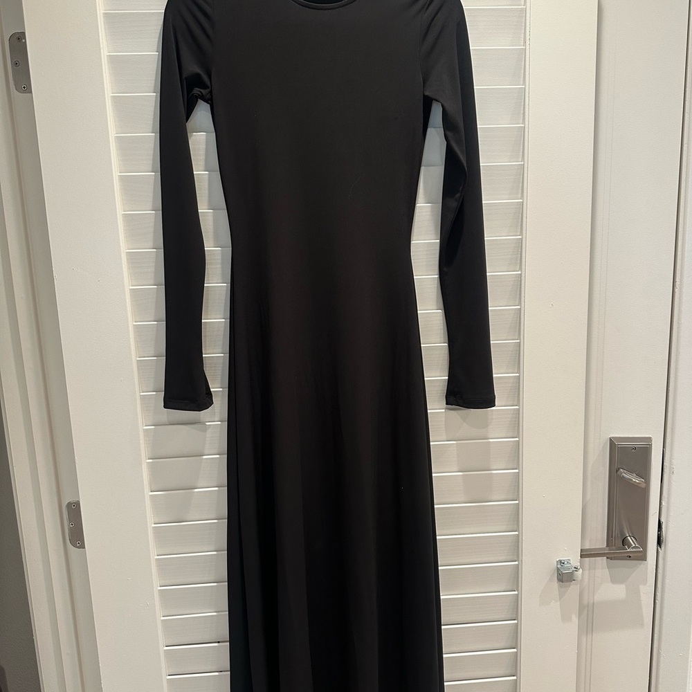 WeWoreWhat Black Long Sleeve Sheath Dress